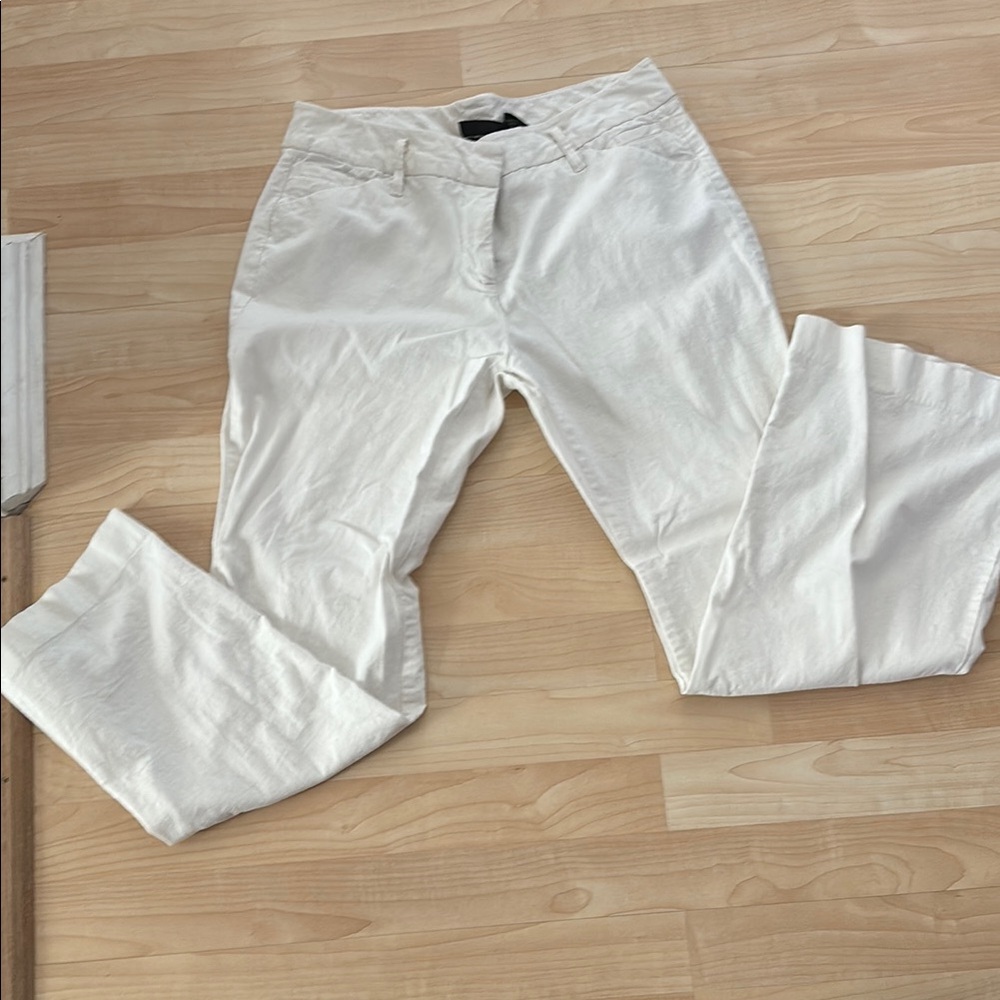 Women's White linen pants